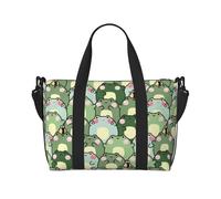 Borsone da viaggio da donna, borsa da viaggio con rana timida, borsa da viaggio, borsa da viaggio, borsa da palestra per uomini e donne