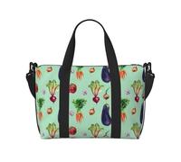 Borsone da viaggio da donna, borsa da viaggio per donne, cipolla aglio melanzana, borsa da viaggio, borsa da viaggio essenziale per lo sport, borsa da palestra per uomini e donne