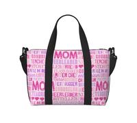 Borsone da viaggio da donna, con scritta "Best Mom ever", borsa da viaggio, borsa da viaggio, borsa da palestra per uomini e donne