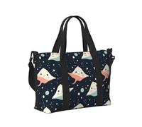 Borsone da viaggio da donna, con stampa a razza di razza, articolo personale, per la notte, lo sport, il fine settimana, borsa da palestra per uomo e donna