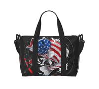 Borsone da viaggio da donna, con trotta largemouth Bass Fish negli Stati Uniti, borsa da viaggio, borsa da viaggio, borsa da palestra per uomini e donne