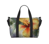 Borsone da viaggio da donna, grande borsa a tracolla per weekender, borsa da palestra sportiva da uomo, borse da portare avanti, borsa da viaggio con foglie di eucalipto verde, borsa da viaggio