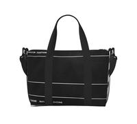 Borsone da viaggio da donna, grande borsa a tracolla per weekender, borsa da palestra sportiva da uomo, borsa tote da portare avanti, borsa da viaggio classica nera per oggetti essenziali da viaggio