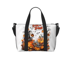 Borsone da viaggio da donna, per Halloween, dolcetto o scherzetto, borsa da viaggio, borsa da viaggio, borsa essenziale da viaggio, borsa sportiva da palestra per uomini e donne