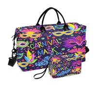 Borsone da viaggio da palestra con maschera per donne e uomini, Multi