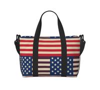 Borsone da viaggio da uomo, borsa da palestra con bandiere americane, borsa da viaggio con tracolla, grande borsa da palestra per donne, borsa da viaggio per weekender, borsa pieghevole per aeroplano