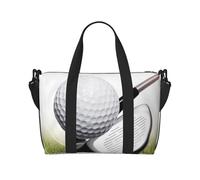 Borsone da viaggio da uomo, borsa da palestra da golf con tracolla, grande borsa da palestra per donne, borsa da viaggio per weekender, borsa pieghevole per aeroplano