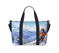 Borsone da viaggio da uomo, borsa da palestra invernale, borsa da sci con tracolla, grande borsa da palestra per donne, borsa da viaggio per weekender, borsa pieghevole per aeroplano