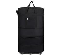 Borsone da viaggio espandibile di grande capacità con ruota Borsa pieghevole for compagnia aerea Oxford for donna uomo Per Sport Fitness(S)