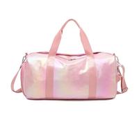 Borsone Da Viaggio Fashion Travel Bags For Women Large Capacity Hand Luggage Waterproof Weekend Sac Voyage Female Messenger Bag Dry And Wet Borsone Grande (Color : Pink)