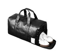 Borsone da viaggio for uomo e donna, borsone in tinta unita con scomparto for scarpe, adatto for sacca for fitness per Scarpe da Trekking