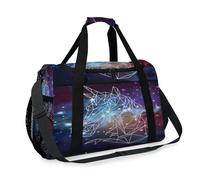 Borsone da viaggio Galaxy Space Unicorn per ragazze ragazzi donne uomini weekend borsa da viaggio borsa a tracolla borsa per viaggi sport palestra