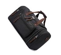 Borsone da viaggio grande, 40-50 l, borsone da viaggio, borsa per il fine settimana, borsa da viaggio, borsa da viaggio per la notte, bagaglio a mano (nero), Colore: A.