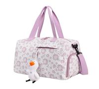 Borsone da viaggio - Grande capacità separazione secco-bagnato, borsa da viaggio per il fine settimana borsa per attrezzature fitness organizer per bottiglie d'acqua, asciugamani, pantofole, Viola,