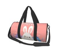 Borsone da viaggio Happy Easter con uova di coniglio, borsa da palestra per uomini e donne, borsone sportivo, bagaglio a mano per viaggi di fine settimana, lavoro, campeggio