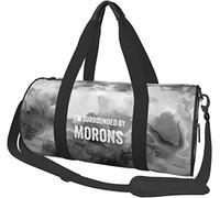Borsone da viaggio I'm Surrounded by Morons Borsone sportivo pieghevole con ruote, marmorizzato