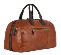 Borsone da viaggio in pelle - Borsone - Weekender - Borsa da notte - Borsa da palestra in pelle - Time Resistance, Cognac