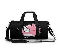 Borsone da viaggio leggero con stampa di maiale volante carino borsa sportiva da palestra borse da viaggio per uomo donna, Stile:, 17.7in/9in/9in, MHXYZHW
