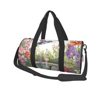 Borsone da viaggio leggero da portare con sé borse per la notte con libellula dipinta a mano, zaino sportivo da palestra con tracolla regolabile, borse ospedaliere, borsa pieghevole per donne e uomini