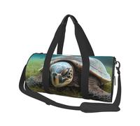 Borsone da viaggio leggero piccolo borsa da palestra pieghevole Weekender Borse da notte con tracolla regolabile Carry On Tote Bag Big Tortoise Hospital Bag per donne uomini