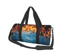 Borsone da viaggio, leggero, piccolo, pieghevole, per weekend, con tracolla regolabile, borsa da trasporto per ospedale e incendio di ghiaccio, per donne e uomini