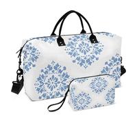 Borsone da viaggio, motivo floreale mandragora, borsa da palestra con borsa portaoggetti, borsa per la notte, per uomini e donne, viaggi, sport, yoga, Multicolore, Taglia unica