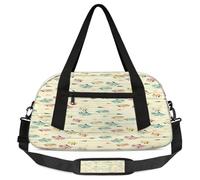 Borsone da viaggio per bambini con frecce astratte per ragazze e ragazzi, con frecce colorate, borsa leggera per sport e palestra, piccola borsa da viaggio per la danza, Frecce astratte, 18.5L x 7.8W