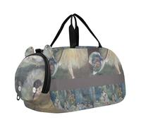 Borsone da viaggio per bambini con Leonardo da Vinci Battesimo Cristo Borse da notte per bambine Borsone da viaggio per bambini, ballerini Edgar Degas pittura, classico