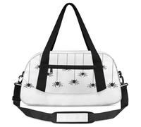 Borsone da viaggio per bambini con motivo ragno di Halloween, per ragazzi, ragazze, adolescenti, sport, palestra, viaggi, ginnastica, danza, danza, Multicolore