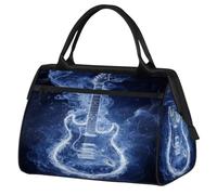 Borsone da viaggio per chitarra acquatica, per donne, uomini, bambini, ragazzi, ragazze, weekend, pernottamento, borsone da 24 l, borsa da cabina per sport, palestra, yoga, Colore, Grande, Organizer