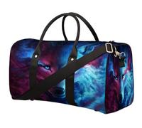 Borsone da viaggio per donne, uomini, bambini, ragazze, ragazzi, con lupo, 22,7 l, borsa da viaggio per fine settimana, borsa a tracolla per sport, palestra, viaggi, Colore, 22.7 L, Organizer per