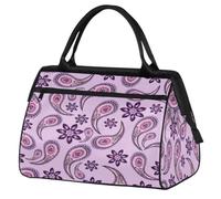 Borsone da viaggio per donne, uomini, bambini, ragazzi, ragazze, 24 l, borsa da fine settimana, borsa da palestra, viaggi, borsa da weekend, etnica, motivo cachemire, Colore, XXL, Organizer per borse