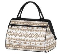 Borsone da viaggio per donne, uomini, bambini, ragazzi, ragazze, 24 l, borsa da fine settimana, borsa da palestra, viaggi, borsa da weekend, stampa etnica bohémien, Colore, XXL, Organizer per borse