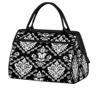 Borsone da viaggio per donne, uomini, bambini, ragazzi, ragazze, 24 l, borsa da fine settimana, borsa da palestra, viaggi, borsa da weekend, tribale, etnica, fiore, Colore, XXL, Organizer per borse