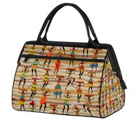 Borsone da viaggio per donne, uomini, bambini, ragazzi, ragazze, 24 l, borsa da fine settimana, borsa da palestra, viaggi, borsa da weekend, africana, etnica, Colore, XXL, Organizer per borse