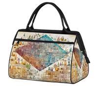 Borsone da viaggio per donne, uomini, bambini, ragazzi, ragazze, 24 l, borsa da fine settimana, borsa sportiva da viaggio, borsa da weekender, vintage, chimica, tavola periodica, Colore, XXL,