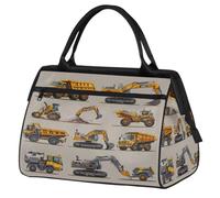 Borsone da viaggio per donne, uomini, bambini, ragazzi, ragazze, 24 l, borsa da fine settimana, borsa sportiva da viaggio, borsa per il fine settimana, borsa da viaggio per costruzione, auto di