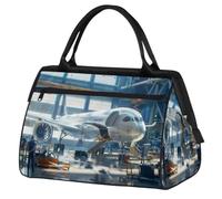 Borsone da viaggio per donne, uomini, bambini, ragazzi, ragazze, 24 l, borsa da fine settimana, borsa sportiva da viaggio, borsa da weekend, borsa da viaggio moderna per aeroplano, Colore, XXL,