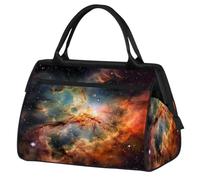 Borsone da viaggio per donne, uomini, bambini, ragazzi, ragazze, 24 l, borsa per il fine settimana, sport, palestra, viaggi, weekend, universo, galassia colorata, Colore, XXL, Organizer per borse