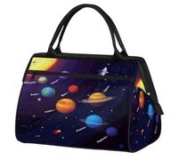 Borsone da viaggio per donne, uomini, bambini, ragazzi, ragazze, 24 l, borsa per il fine settimana, sport, palestra, viaggi, weekend, galassia, pianeta, cosmo, Colore, XXL, Organizer per borse