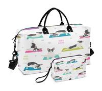 Borsone da viaggio per la notte, da palestra, borsone da portare con sé durante la notte, con cinghia regolabile, per trekking, yoga, pone, esercizi e altri esercizi, Multi, 1 size, Moderno/adattabile