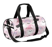 Borsone da viaggio per la notte, weekender, borse da palestra per donne e uomini | Borsa sportiva leggera da ballo, tasca con cerniera, per adolescenti, taglia da portare con sé, fantasma, strega, Halloween