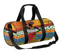 Borsone da viaggio per la notte, weekender, borse da palestra per donne e uomini | Borsa sportiva leggera da danza, tasca con cerniera, borse da pigiama da viaggio per adolescenti, donne africane
