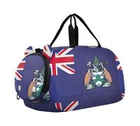 Borsone da viaggio per ragazze con bandiera delle Bahamas, borsone da viaggio per la notte, weekender, borsone da portare con sé, scomparto per scarpe da ragazzo, Bandiera nazionale dell'isola