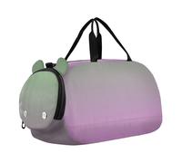 Borsone da viaggio per ragazze con bandiera delle Isole Vergini Britanniche Borsone da viaggio Weekend Duffel Pernottamento Duffle Bag Carry on Duffel per ragazzi, Dinosauro Verde Lavanda Magenta
