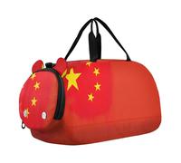 Borsone da viaggio per ragazze con bandiera delle Isole Vergini Britanniche Borsone da viaggio Weekend Duffel Pernottamento Duffle Bag Carry on Duffel per ragazzi, bandiera della Cina, classico