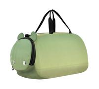 Borsone da viaggio per ragazze con bandiera delle Isole Vergini Britanniche Borsone da viaggio Weekend Duffel Pernottamento Duffle Bag Carry on Duffel per ragazzi, Dinosauro Verde Cachi Chiaro