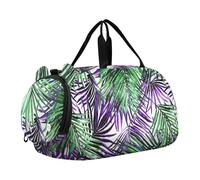 Borsone da viaggio per ragazzi e bambini, borse da fine settimana per ragazze, borsone da viaggio, sport, borsone colorato, pianeti spaziali, Foglie Di Palma Verde, classico