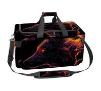 Borsone da viaggio per uomini e donne, impermeabile, per la palestra, per la notte, per bici da cross, Multicolore 13, Taglia unica, Art Deco