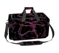 Borsone da viaggio per uomini e donne, impermeabile, per la palestra, per la notte, per bici da cross, Multicolore 2., Taglia unica, Art Deco